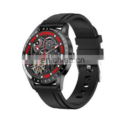 LA10 Mens Womens Fashion Smartwatch Blood Oxygen Heart Rate IP68 Waterproof Smart Watch Round Shape