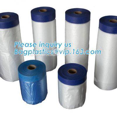 Automotive Roll Masking Film Set, Painting Tray Kit, Pre-Taped, Sheeting Covering, Car Furniture Protection Cover photo-5