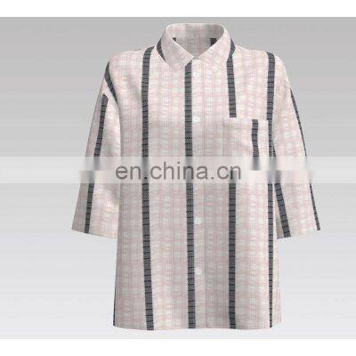 Stable and Durable Fashion Garment Seersucker Fabric for Factory photo-3