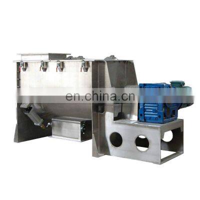 2021 China sale dry food dough horizontal mixer powder ribbon mixer