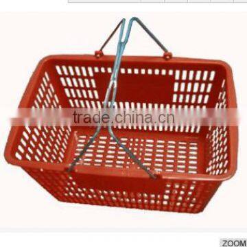 Shopping Bakset with Metal Double Handles hot selling and good quality