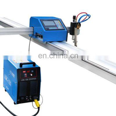 Portable cnc plasma cutter flame and plasma both type Huayuan LGK 63A 80A 120A cutting power