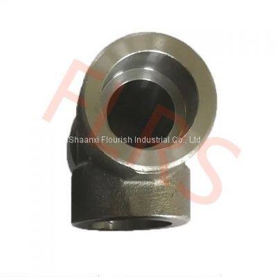 ASTM A105 Hot Dip Galvanised Forged Pipeline Fitting Socket Weld Elbow Carbon Steel photo-2