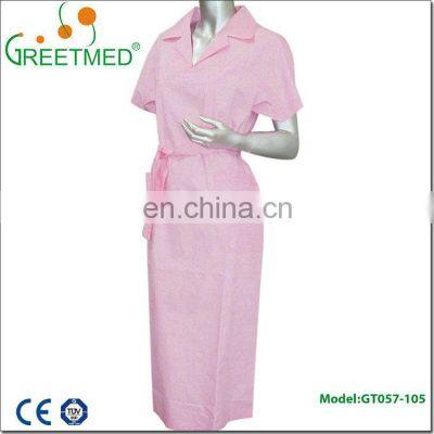 Greetmed China Best Quality New Style Nurse Uniform Designs Nurse Scrub Suits Coat photo-3