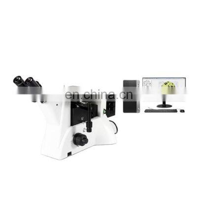 HST-5100 Trinocular Inverted Metallurgical Microscope High Resolution