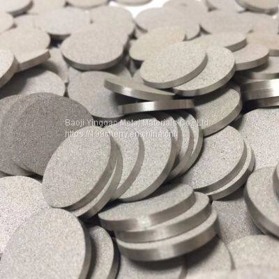 Porous 0.5 Micron SS316L stainless steel filter discs photo-3