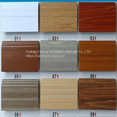 Hotel apartment Home wood plastic baseboard Office shop exhibition hall PVC anchor line waterproof corner line wall edge line