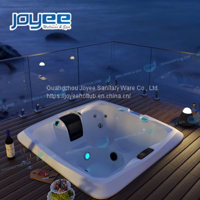 JOYEE Balcony Factory Price New York Style 7 Person US Aristech Acrylic Massage Spa Hot