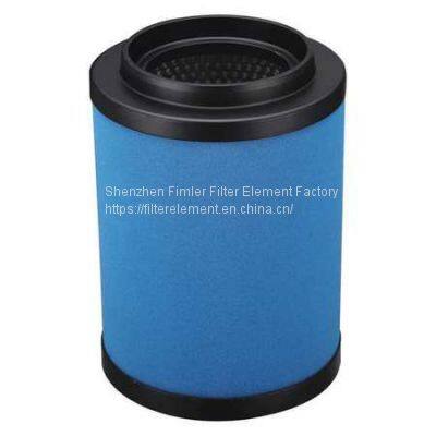 Replacement PARKER Compressed Air Filter Element: Coalescing, 0.01 micron, Microglass, 6IP15-052