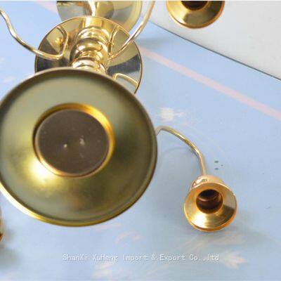 Elegance Five Arms Candelabra Holder Romantic Wedding Home Decoration Metal Candle Holder photo-4