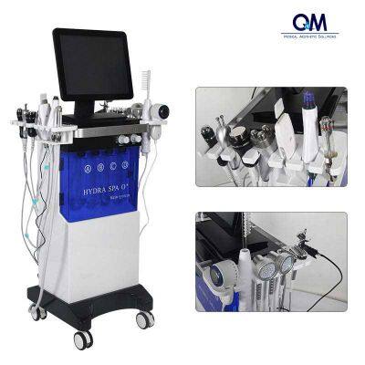 QM-690+  14 in 1 Hydra Dermabrasion Skin Peel Facial Beauty Machine For Salon Use