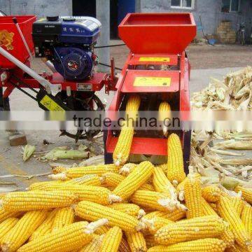 corn peeling and threshing machinery