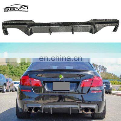 F10 M Sport M5 MP Style High Quality Carbon Fiber  Rear Diffuser Rear bumper Lip Rear Splitter  For BMW 5 Series F10 M5