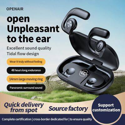 TWS BT 5.3 Earphones With Microphones Sport Ear Hook LED Display Wireless Headphones HiFi Stereo Earbuds photo-4