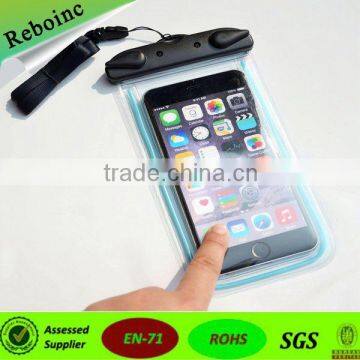 Htot Selling Songkran Pvc Plastic Waterproof Phone Bag With Earphone Jack photo-2