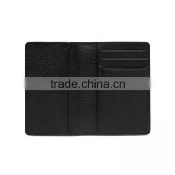 Factory top quality cow leather card wallet genuine leather card case wallet