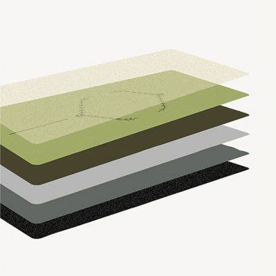 New Upgraded Heating Frosted PU Rubber Yoga Mat photo-3