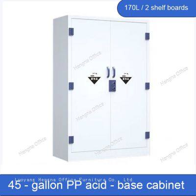 Laboratory Polyethylene Acid and Corrosive Chemicals Safety Storage PP Cabinet