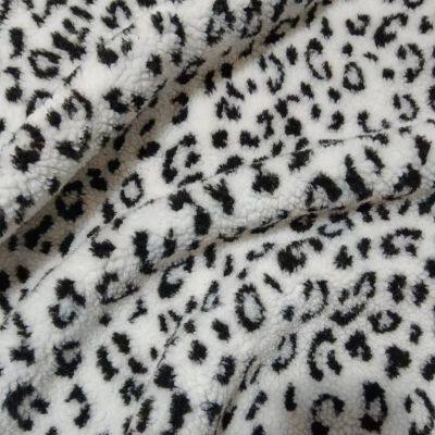100% Polyester Jacquard Sherpa Fleece Fabrics Faux Fur Fabrics Artifical Fur Plush photo-4