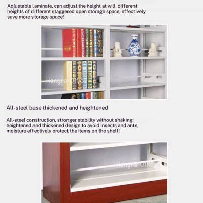 HN-PR32 Double Sided Library Shelves, Main and Auxiliary Frame for Public Library, 1.2mm Steel, High Capacity Storage, China Supplier for Saudi Arabia photo-3