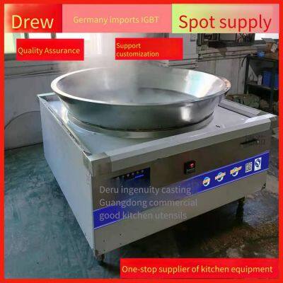 Electromagnetic Frying Furnace, Cat Ear Frying Machine, Chicken Popcorn Frying Pan, Semi-automatic Frying Equipment, Deru Kitchenware photo-2
