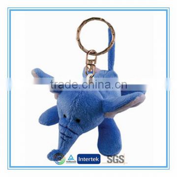 Mini 4" elephant keychain stuffed plush toy