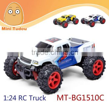 Minitudou High Speed Racing Car Ratio 2.4GHz All-wheel-drive 2.4G 4D RC Monster MT-BG1510C 1 24 Scale Model Trucks photo-2