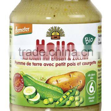 Holle Baby Food Organic Potatoes With Peas and Zucchini, 190g