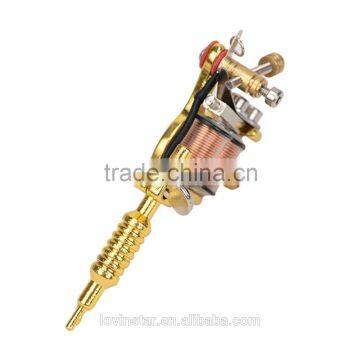 Trendy Golden/Silver Mini Toy Tattoo Machine Prices Pendant With Long Chain photo-3