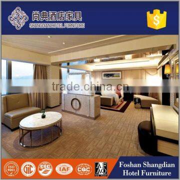 Luxury new model hotel bedroom suite furniture in Karachi