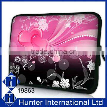 Unique Heart Floral For Laptop Neoprene Case