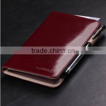 Genuine Leather Rfid Blocking Passport Cover With Pen photo-3