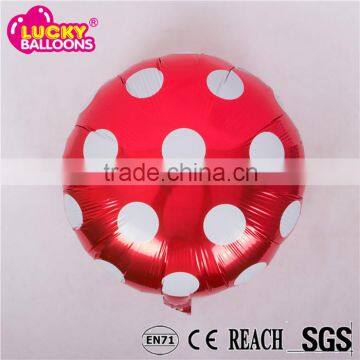 18 inch foil balloon polka dots round for party decorations                        
                                                                                Supplier's Choice