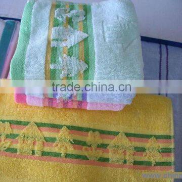 2012 Hot Wholesales 100% Cotton Terry Printed Bath Towel