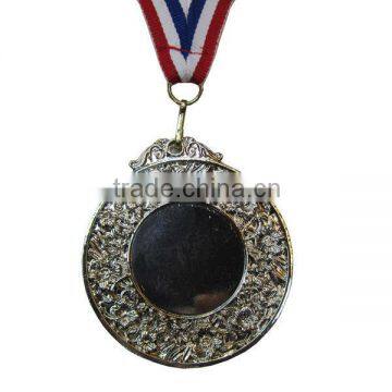 Blank sport medal,custom ribbon medal,medalla