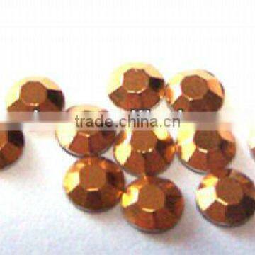 720 COPPER GOLD RHINESTUD HOT FIX IRON ON 4MM 16SS 5 gr