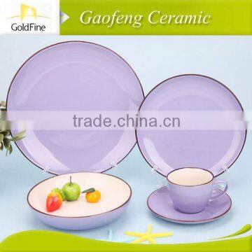 ceramic decorate dinner plate with custom design