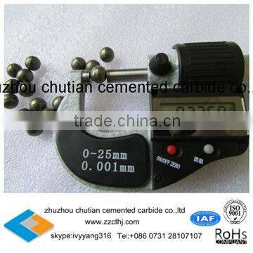 zhuzhou factory suply high quality storage 8mm blank tungsten steel ball