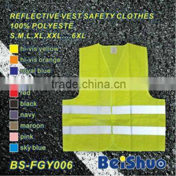 2016 hot sale roadway vest reflective safety vest