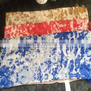 Ink Painting Print Design Large Long Cotton Pashmina Scarf Women Hijab Quality Choice photo-6