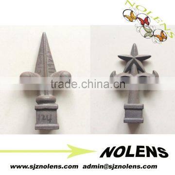 Ornamental Wrought Iron Spearhead/Wrought Iron Spearpoint Spearhead