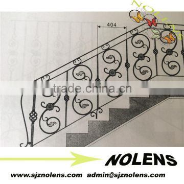 ornamental iron railing design