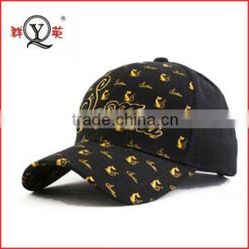 cotton custom 3D embroideried baseball cap