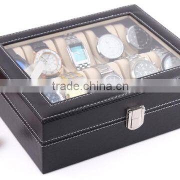 C35-1 ANPHY 10 Pcs Square Watch Box High Grade Display Watches Quality Choice photo-4