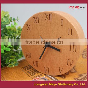 100% Warehouse Home Decorative 2015 Wooden Desktop Clock