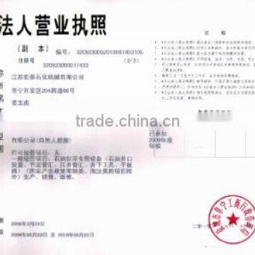 The business license