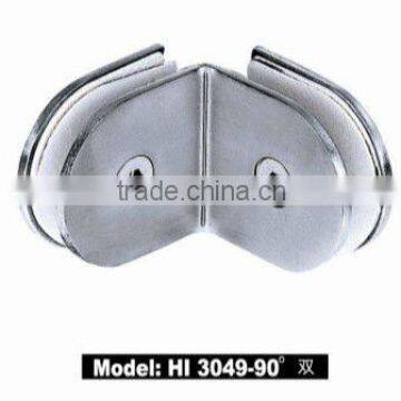 90 angle single immobility stainless steel Glass clamp HI-3050