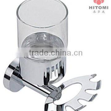 stainless steel wall mounted toothbrush / tumbler holder