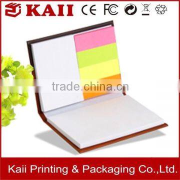 combined sticky memo pad, hard cover sticky memo pad, school and office supply sticky memo pad manufacturer and sales