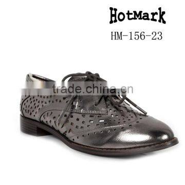 Hot Sale Silver Dress Shoes Men Lace up Dress Shoes Men Casual Shoes Fashion Men Dress Shoes